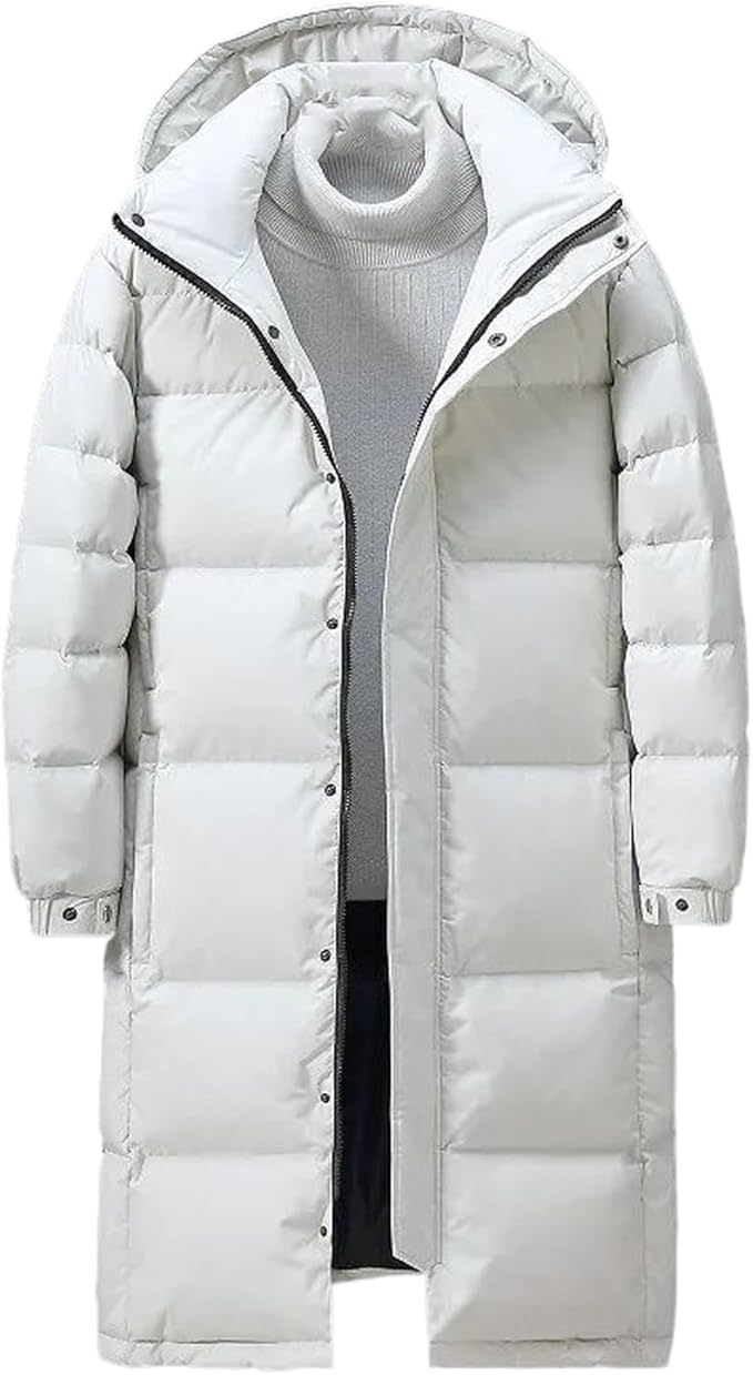 Street-wave Women's Long Quilted Parka Winter Coat With Hood Cozy Warm Tailored Fit