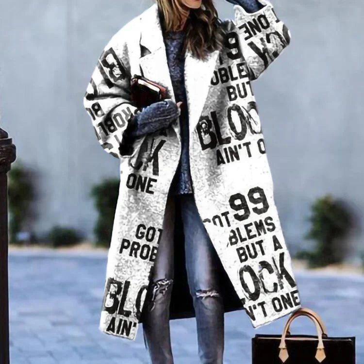 Street Wave Herta Vintage Wool Coat For Women Warm Tailored Silhouette With Classic Retro Charm