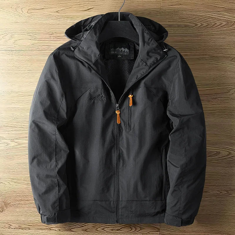 Street-Wave Waterproof Breathable Men's Outdoor Jacket For All-Weather Adventure