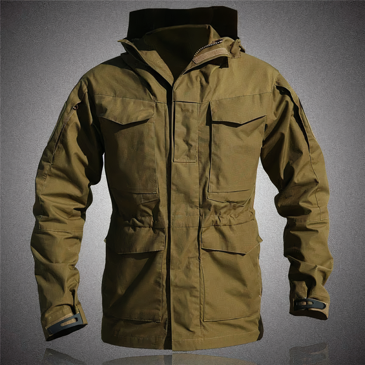Street-Wave Tactical Military Jacket Waterproof For Outdoor Adventurers And Hikers All Weather Protection