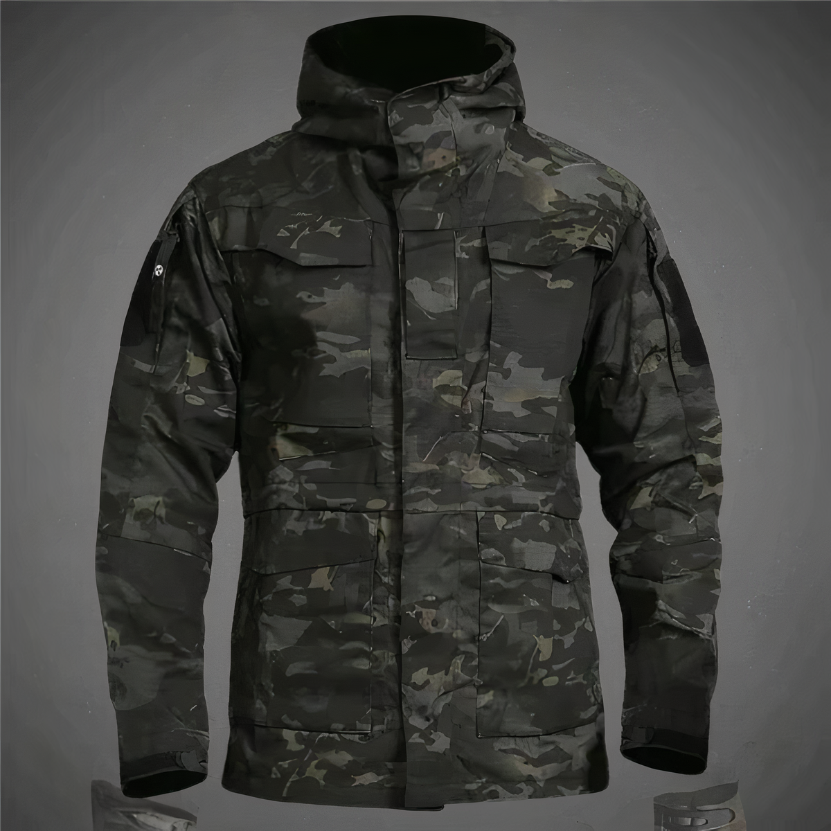 Street-Wave Tactical Military Jacket Waterproof For Outdoor Adventurers And Hikers All Weather Protection