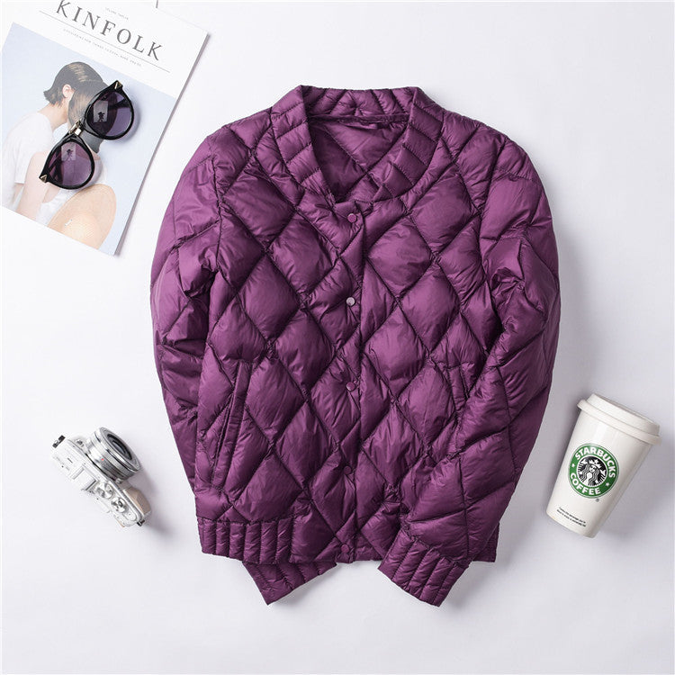 Street-wave Womens Quilted Jacket For Autumn Cozy Warmth And Versatile Everyday Style