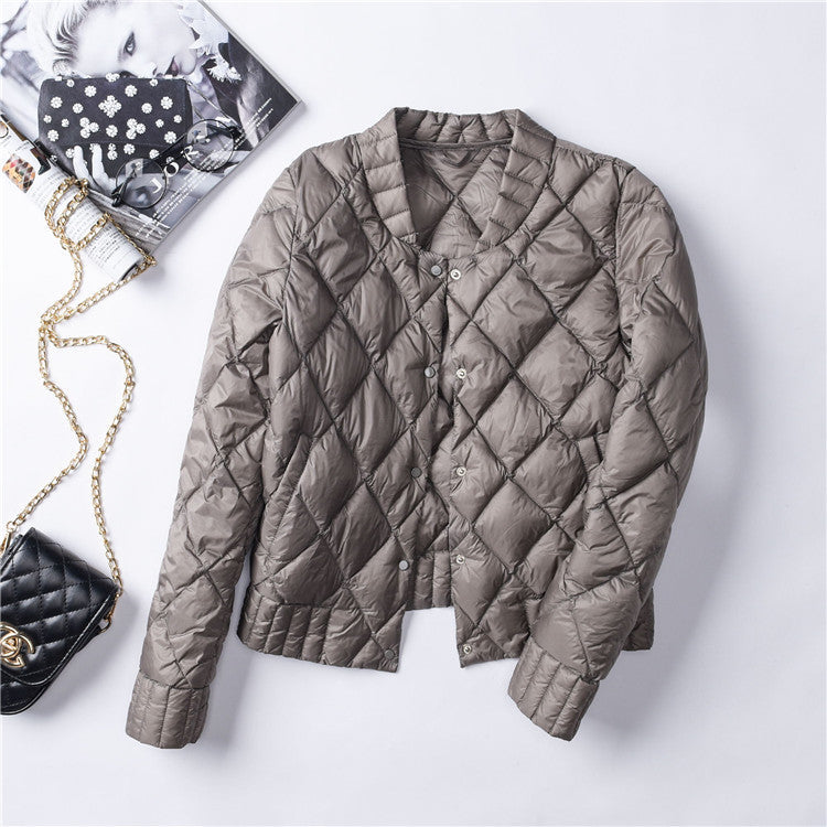 Street-wave Womens Quilted Jacket For Autumn Cozy Warmth And Versatile Everyday Style