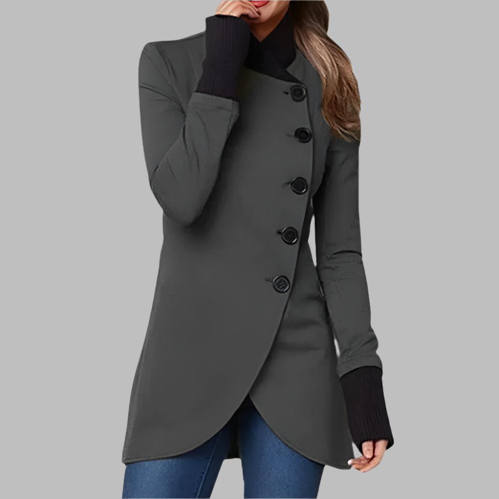 Elegant Warm Womens Jacket Yuna By Streetwave For Chic Cold Weather Comfort Featuring Stand Collar