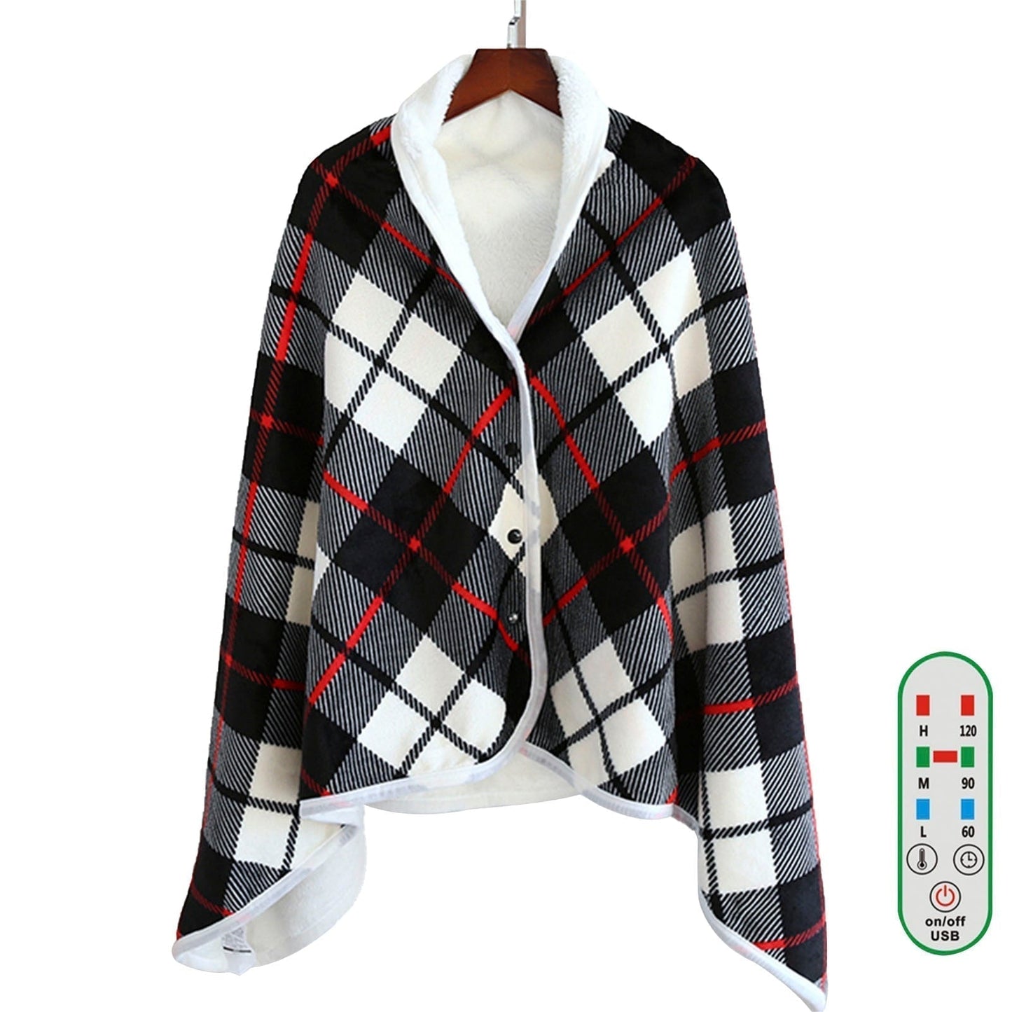 Street-wave Portable Electric Blanket For Women Cozy Wearable Warmth And Rapid Heat Boost