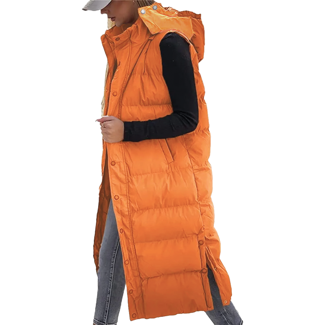 Street Wave Kathleen Puffer Jacket Hooded Unisex Long Coat
