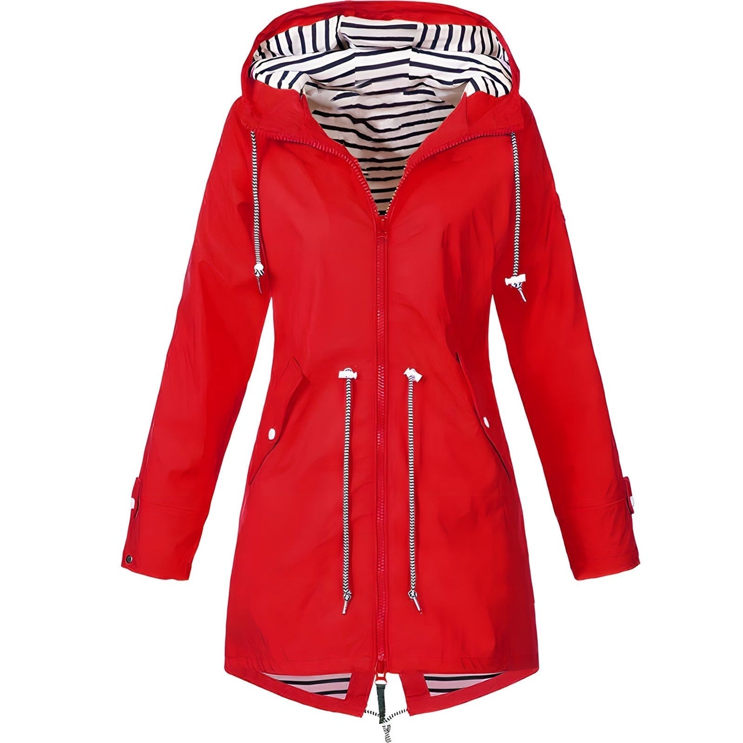 Street-wave Women's Waterproof Outdoor Jacket Lightweight Windproof Rain Coat for Hiking