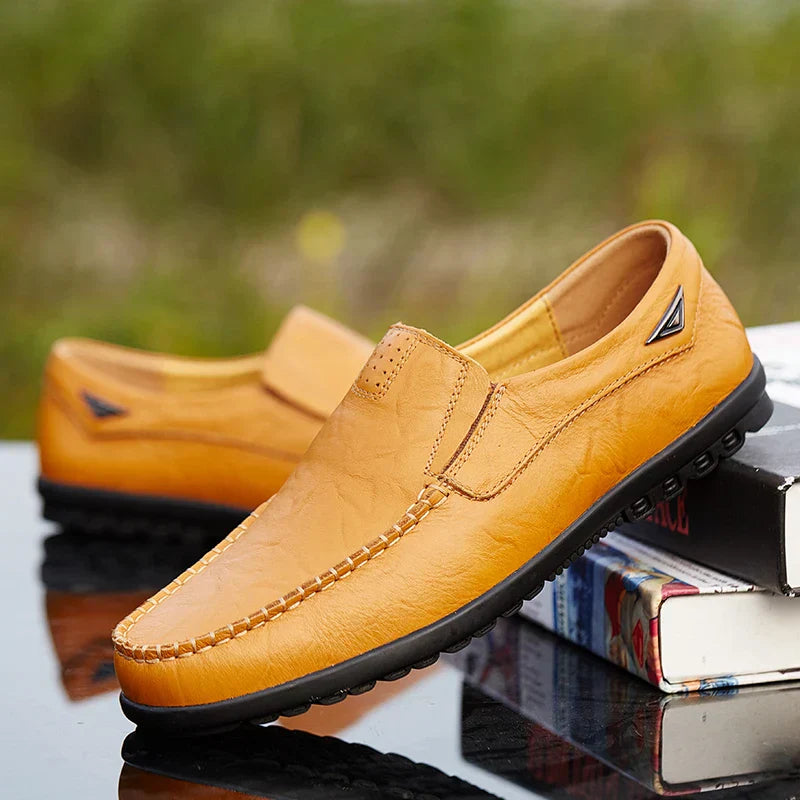 Leather Loafers Mens Premium Breathable Slip On Comfort From LuxusSchritte For Stylish Professionals