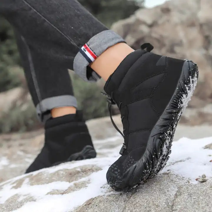 Street-wave Barefoot Winter Boots Lightweight Flexible For Outdoor Enthusiasts And Urban Explorers