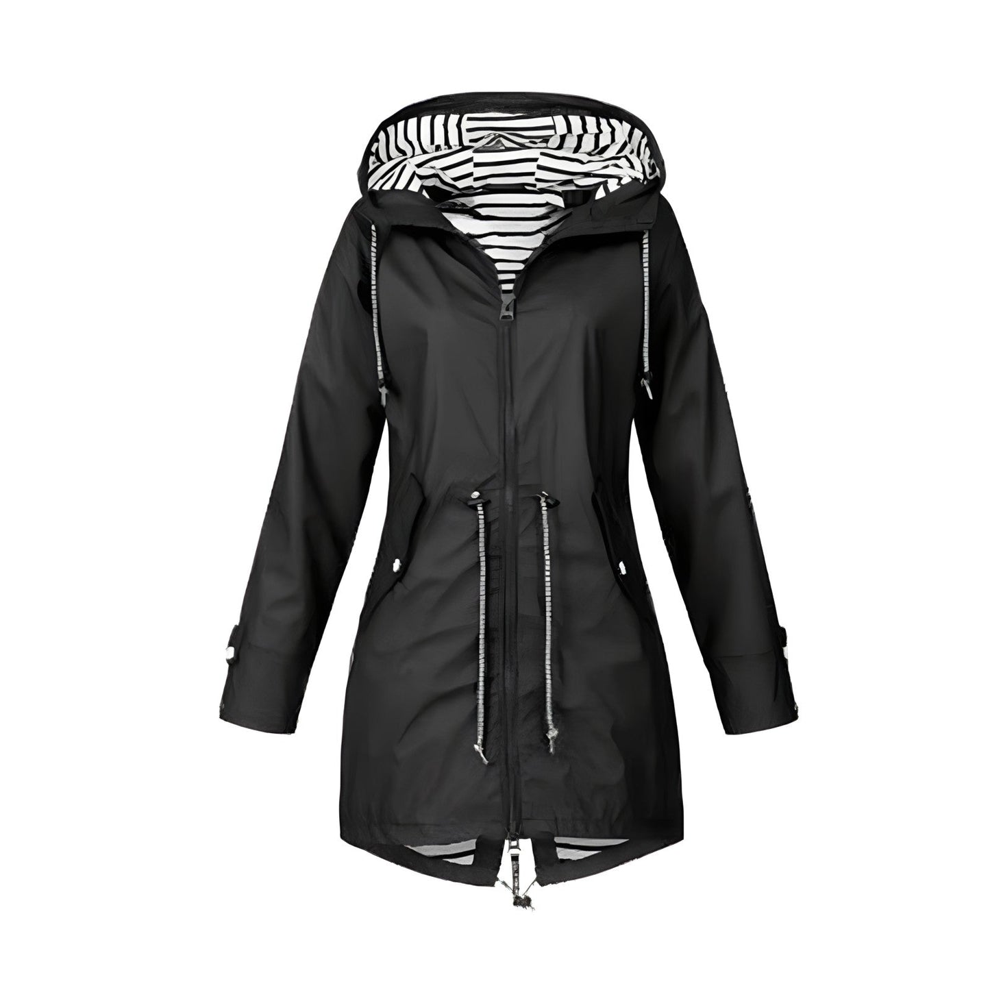Street-wave Women's Waterproof Outdoor Jacket Lightweight Windproof Rain Coat for Hiking