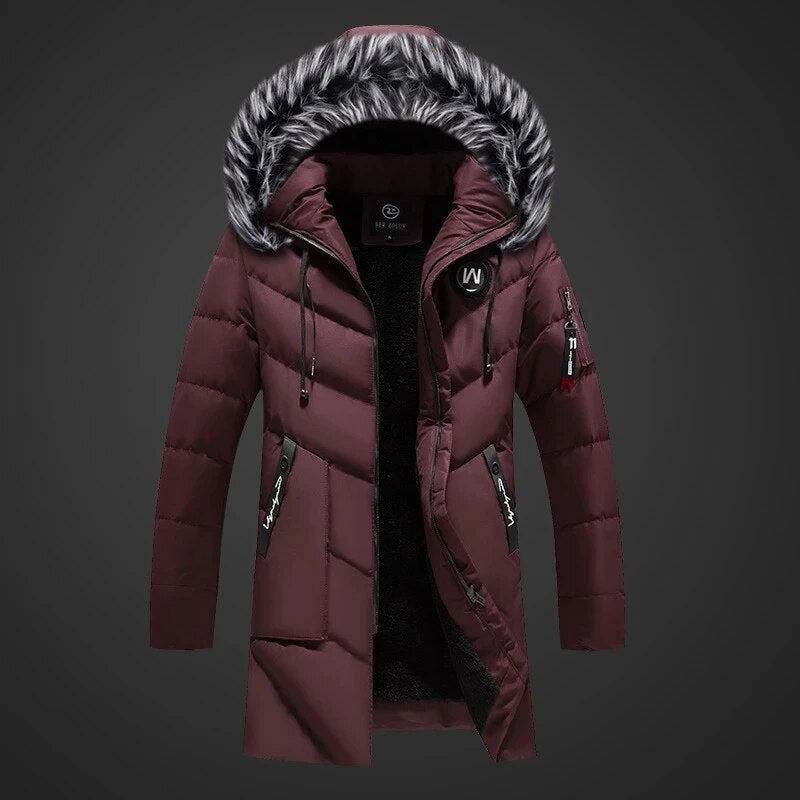 Street Wave Winter Coat For Men Warm And Stylish Fleece Lined Jacket For Cold Weather