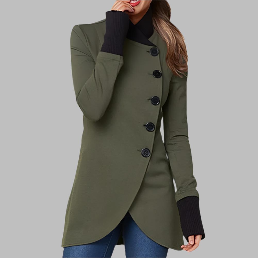 Elegant Warm Womens Jacket Yuna By Streetwave For Chic Cold Weather Comfort Featuring Stand Collar