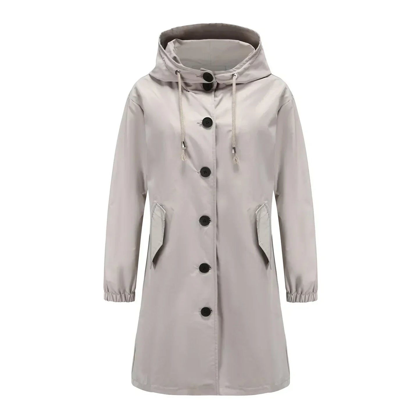 Streetwave Windproof Trench Coat For Women Stylish Weatherproof Shield All Weather Protection