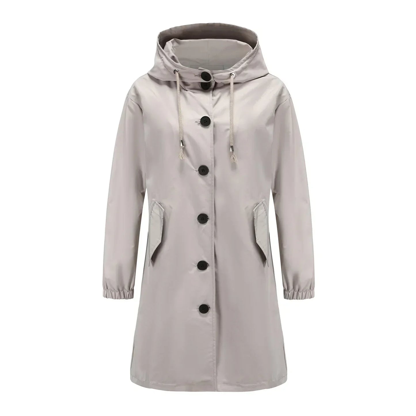 Street-Wave Women's Trench Coat Water-Repellent All-Season Rain Shield Stylish and Timeless