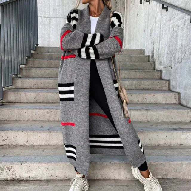 Street Wave Women Winter Cardigan Coat Cozy Comfort Chic Knitwear For Everyday Elegance