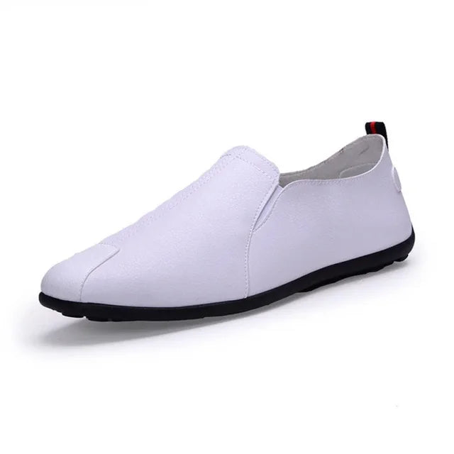 Men Leather Slippers UrbanEase Lightweight Slip On With Breathable Comfort For Modern Men
