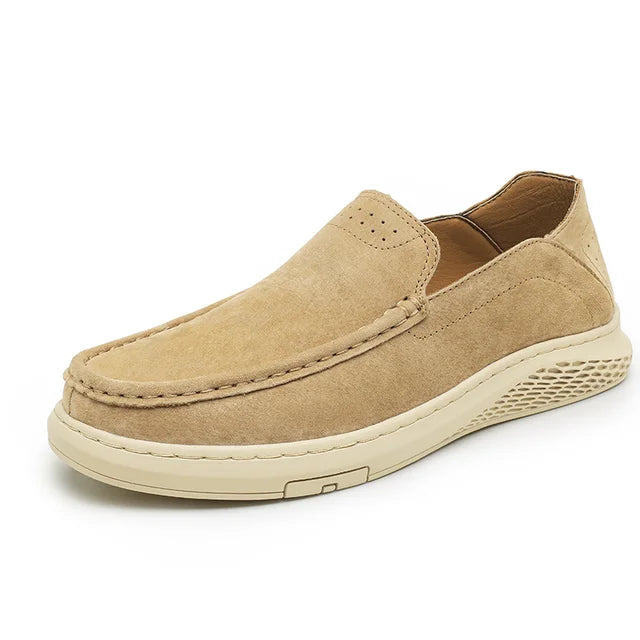 HerrenLux Leather Loafers For Men Premium Handcrafted Comfort Versatile Everyday Slippers