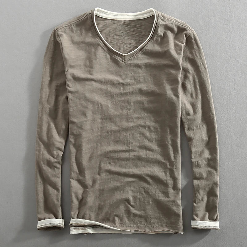 Jérôme Cotton T Shirt for Men, Elegant Comfort Premium Everyday Tee by Streetwave