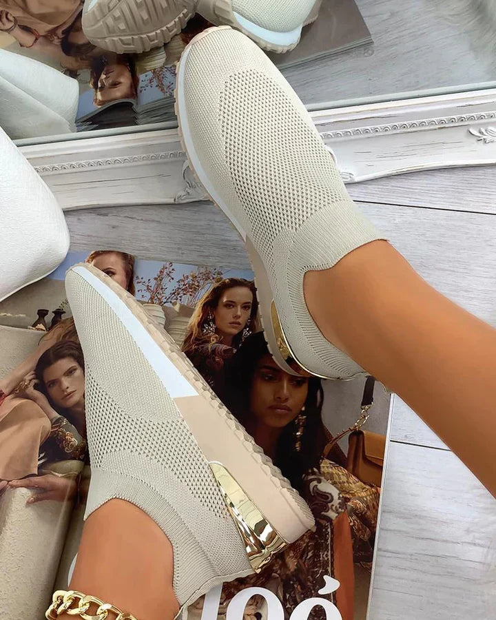 Street-Wave Orthopedic Womens Sneakers For Daily Comfort And Support In Breathable Knit