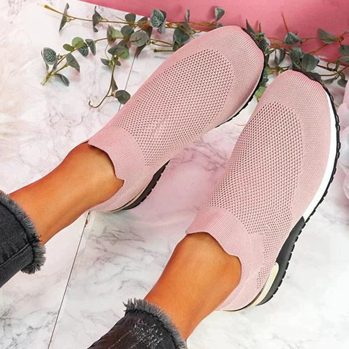 Street-Wave Orthopedic Womens Sneakers For Daily Comfort And Support In Breathable Knit