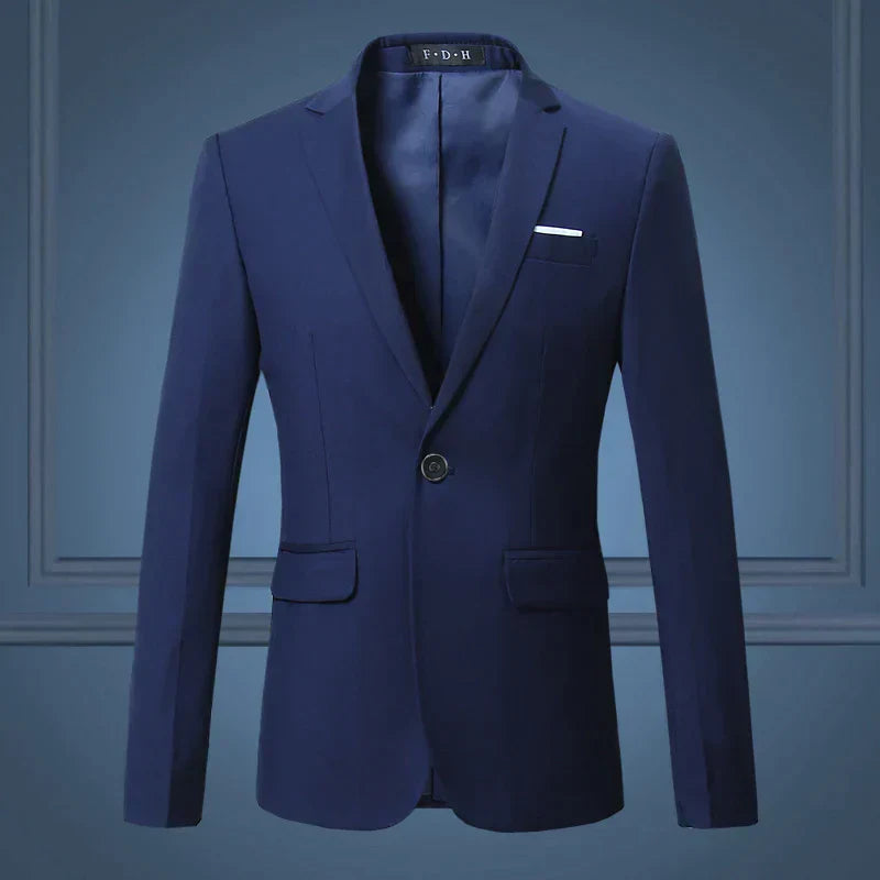 StreetWave Mens Tailored Fit Blazer For Smart Casual