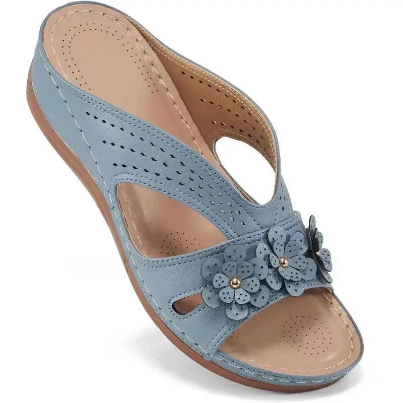 Street-Wave Hollow Wedge Sandals For Women All-Day Comfort