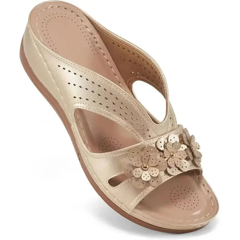 Street-Wave Hollow Wedge Sandals For Women All-Day Comfort