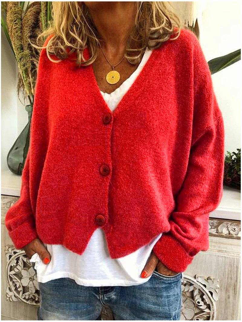 Street-wave Women Cozy Knit Cardigan Chic Versatile Office To Weekend Wear For Women