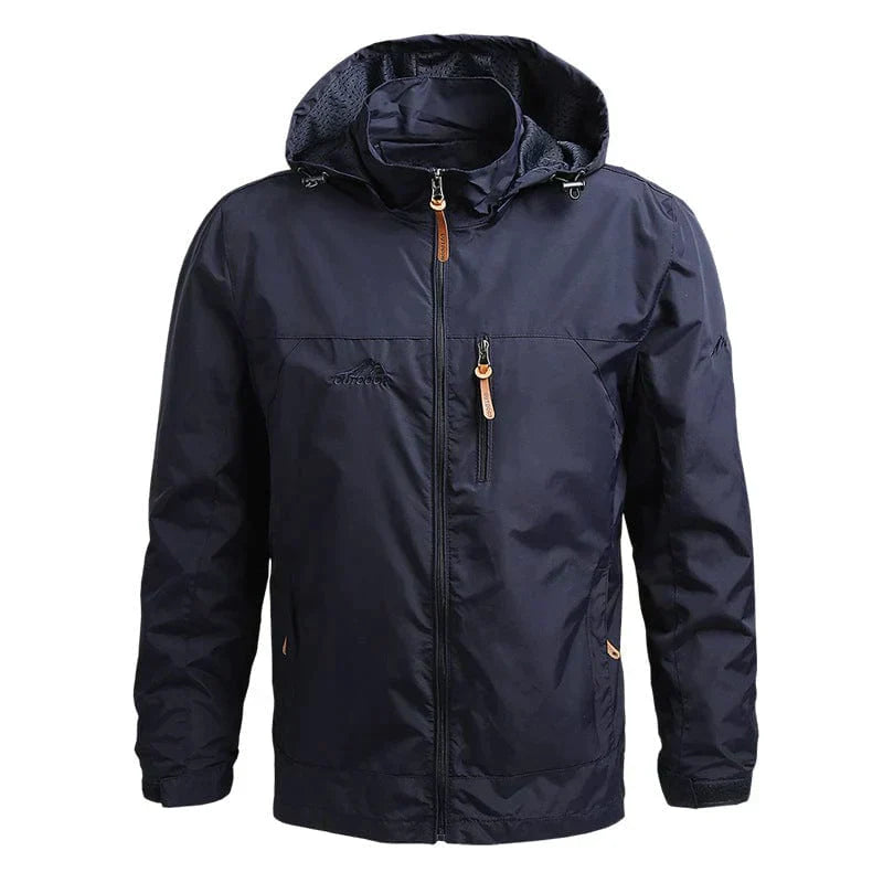 Street-Wave Tactical Waterproof Hooded Jacket For Modern Men Durable Weatherproof Outerwear