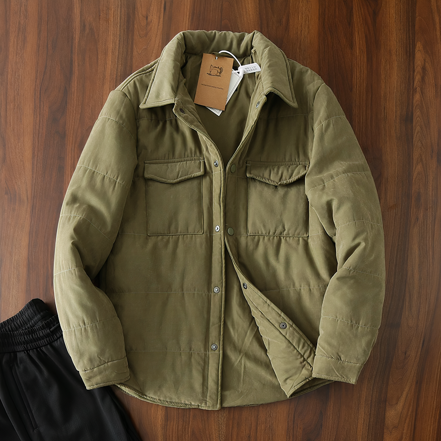 Street-wave Vintage Style Winter Jacket For Men And Women With Cozy Padded Warmth