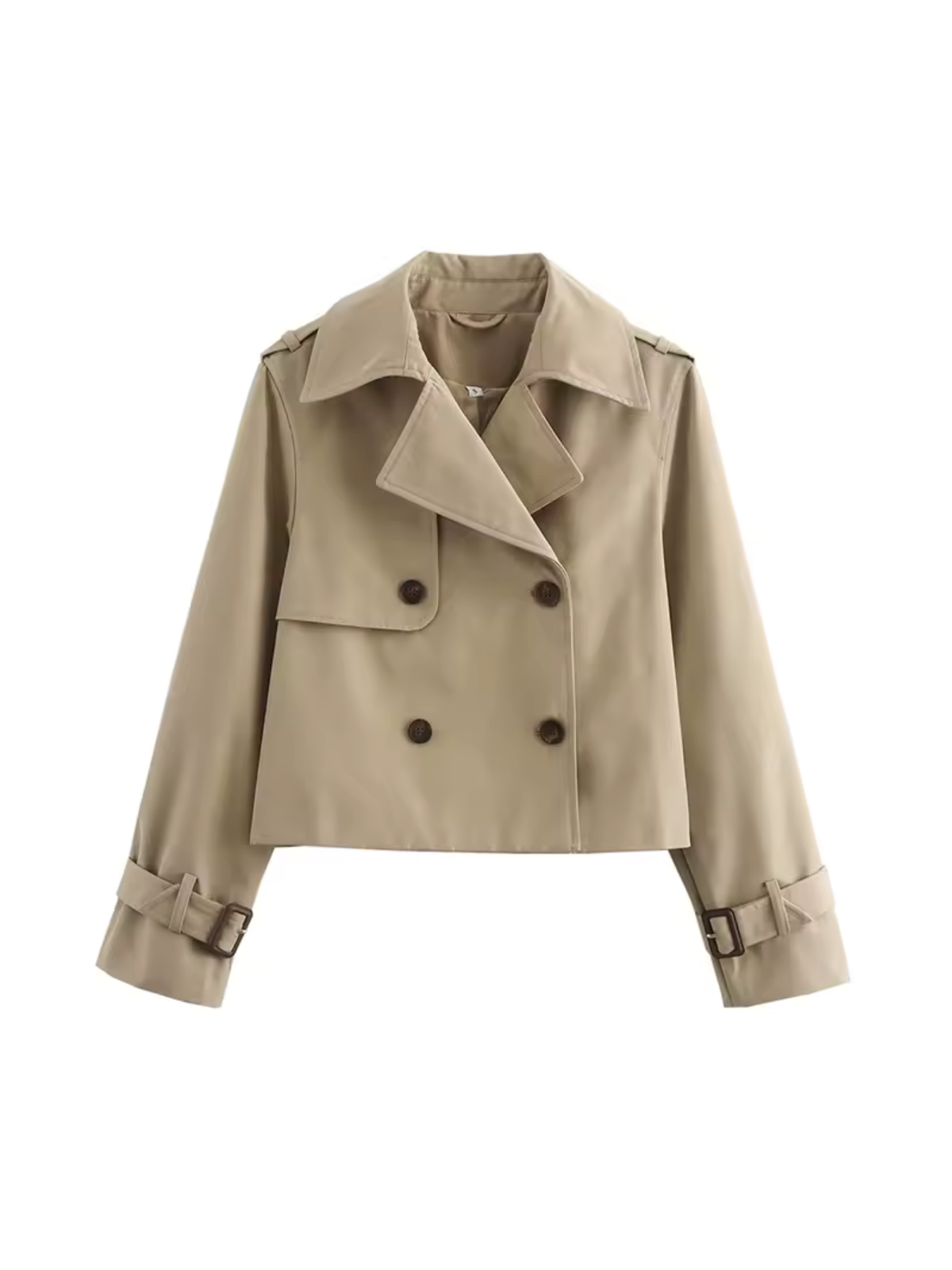 Street-Wave Women Waterproof Trench Coat With Belt And Lapel Collar For Everyday Elegance