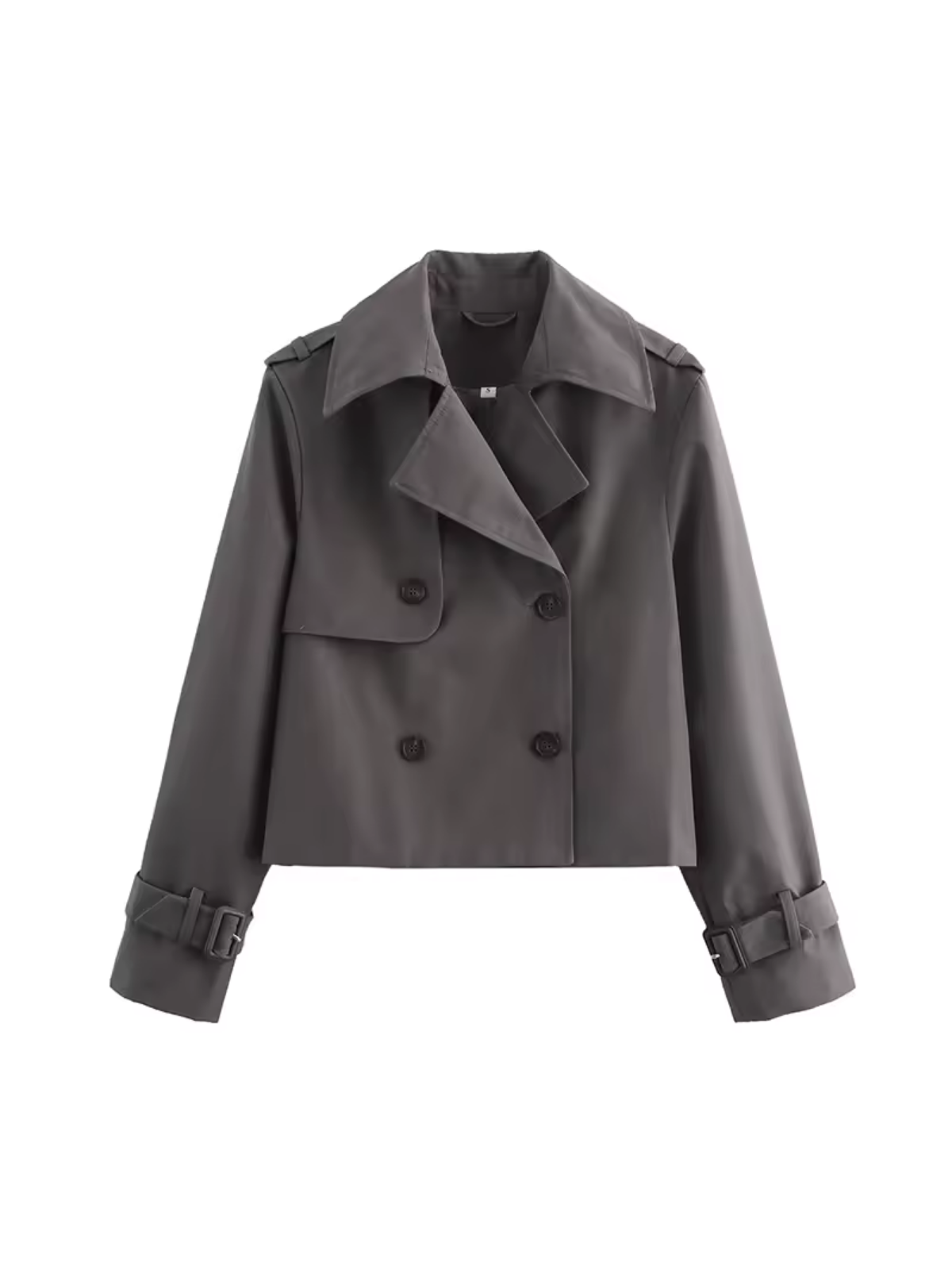 Street-Wave Women Waterproof Trench Coat With Belt And Lapel Collar For Everyday Elegance