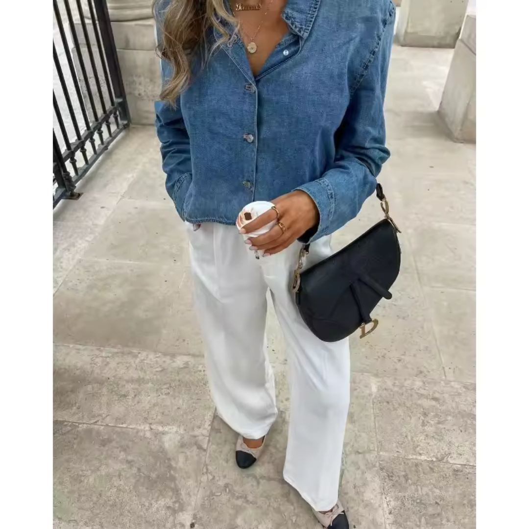 Street-Wave Backless Denim Jacket For Women With Tie-Back Open Back Design For Modern Everyday Style