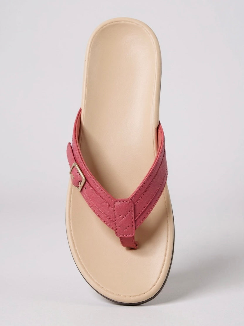 Women's Slip-On Sandals with Cushioned Insole and Easy Fit