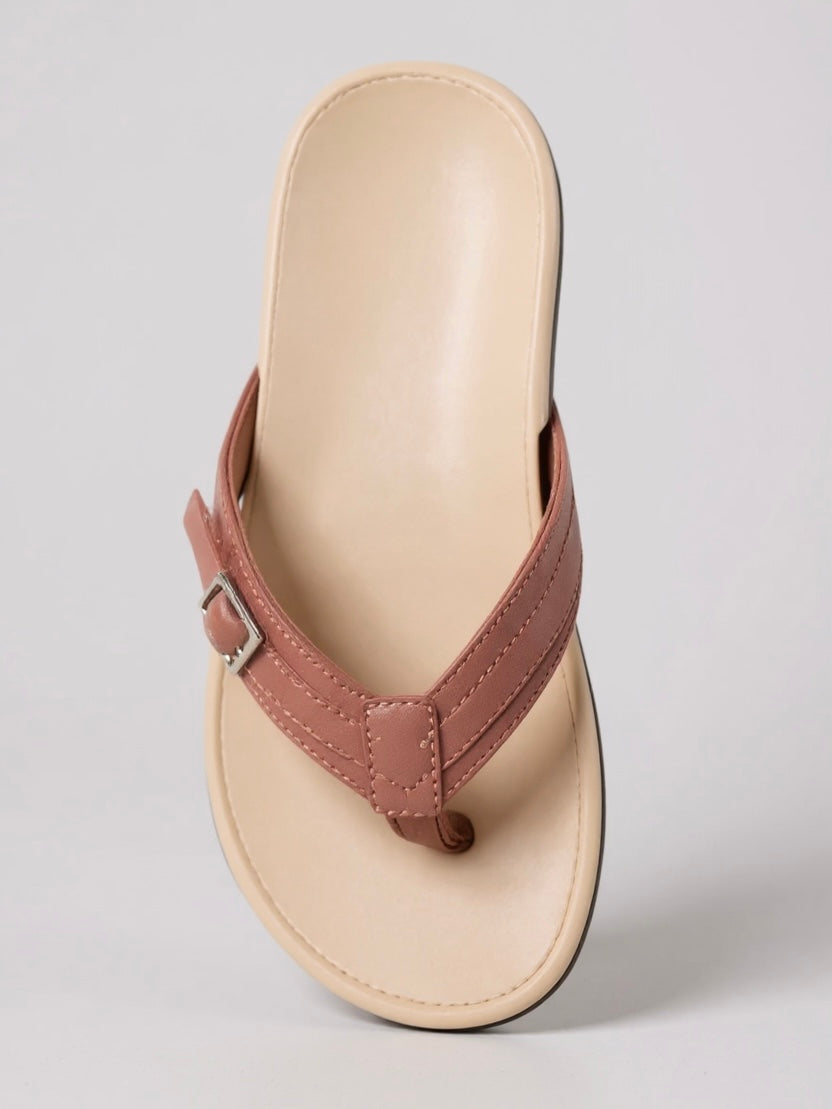 Women's Slip-On Sandals with Cushioned Insole and Easy Fit