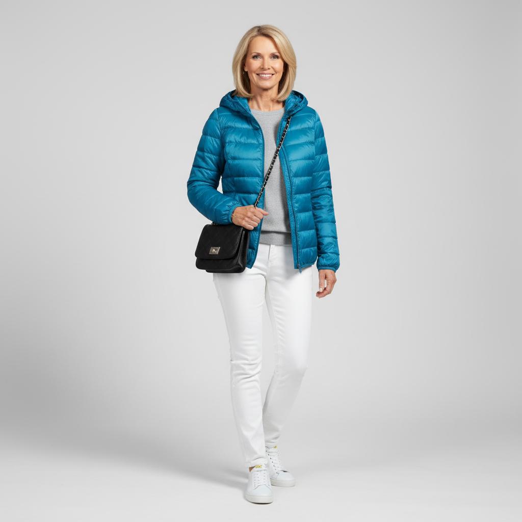 Street-wave Elegant Quilted Jacket for Women Cozy Warmth in Modern Design and Versatility