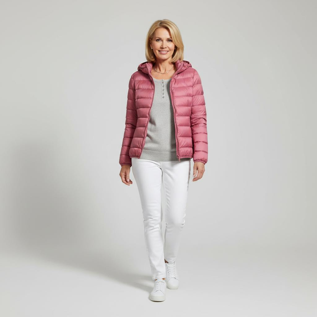 Street-wave Elegant Quilted Jacket for Women Cozy Warmth in Modern Design and Versatility