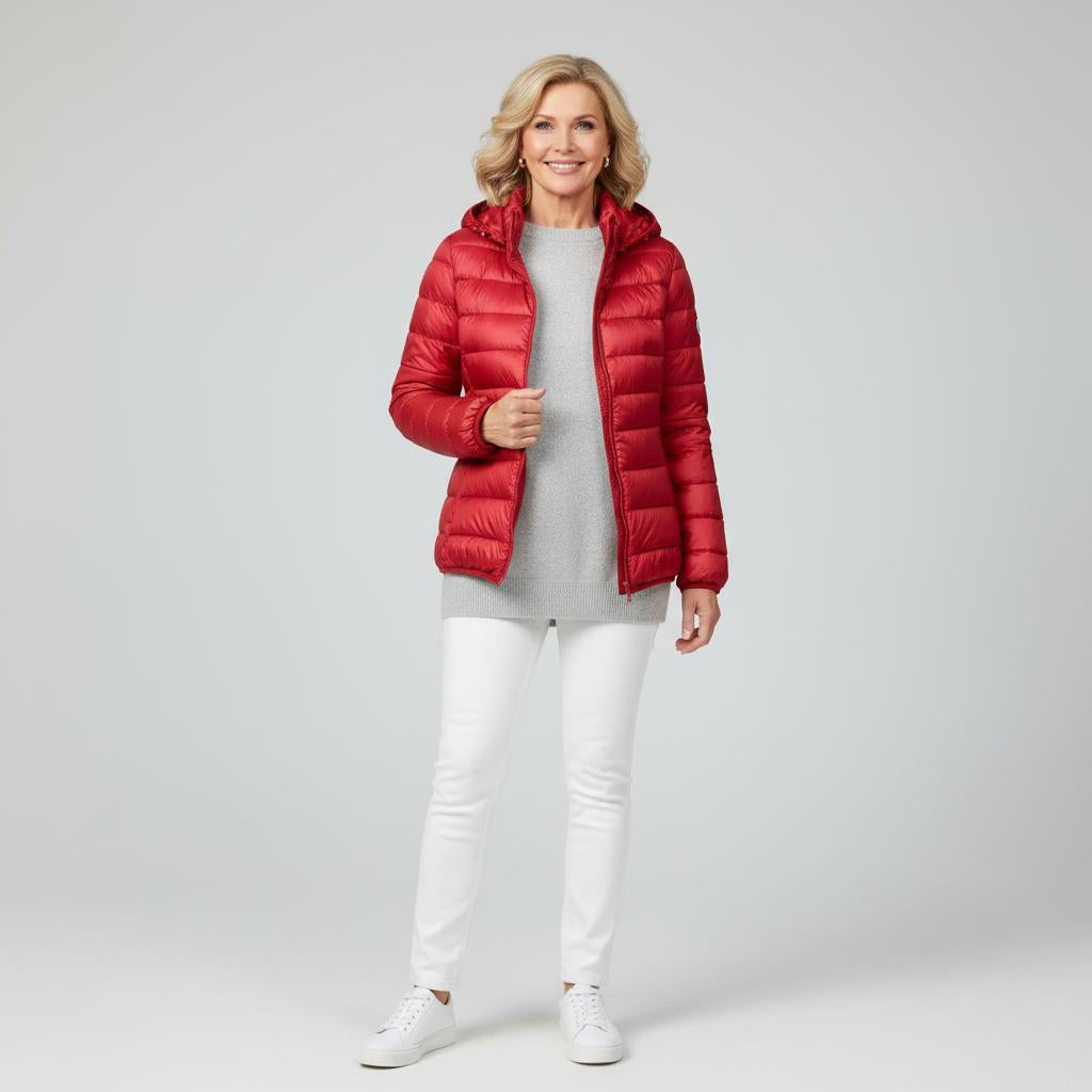 Street-wave Elegant Quilted Jacket for Women Cozy Warmth in Modern Design and Versatility