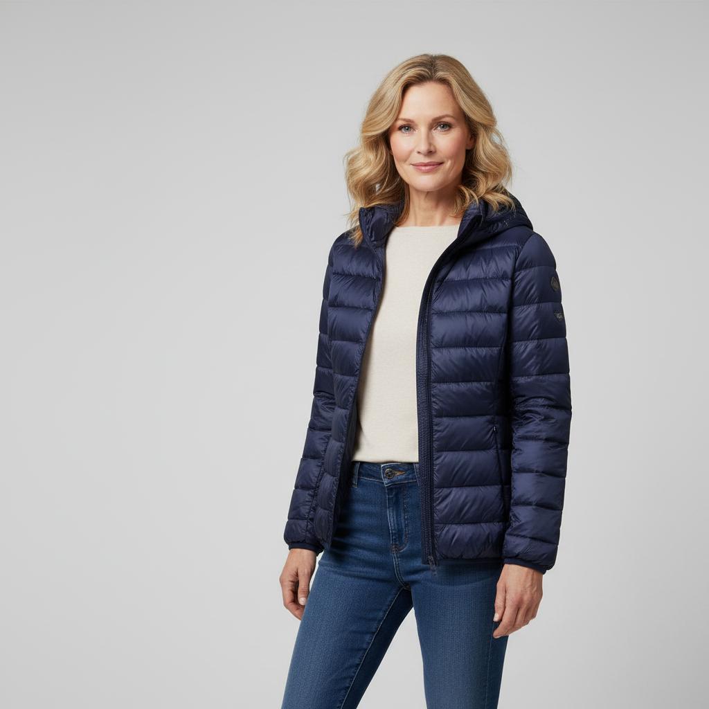 Street-wave Elegant Quilted Jacket for Women Cozy Warmth in Modern Design and Versatility