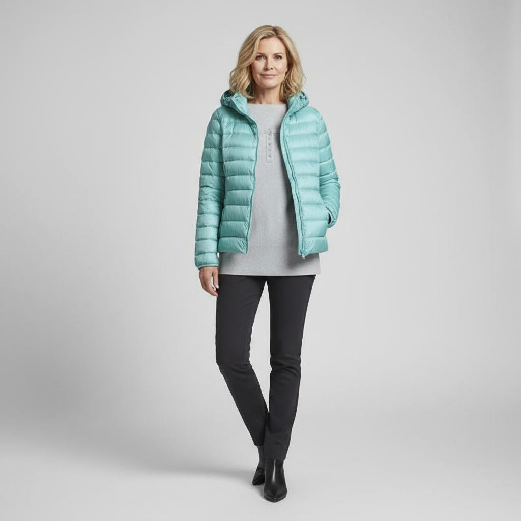 Street-wave Elegant Quilted Jacket for Women Cozy Warmth in Modern Design and Versatility