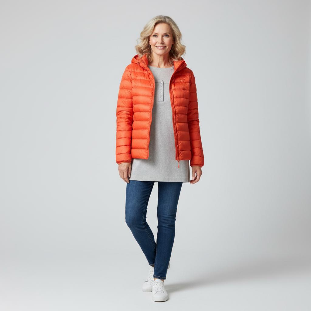 Street-wave Elegant Quilted Jacket for Women Cozy Warmth in Modern Design and Versatility