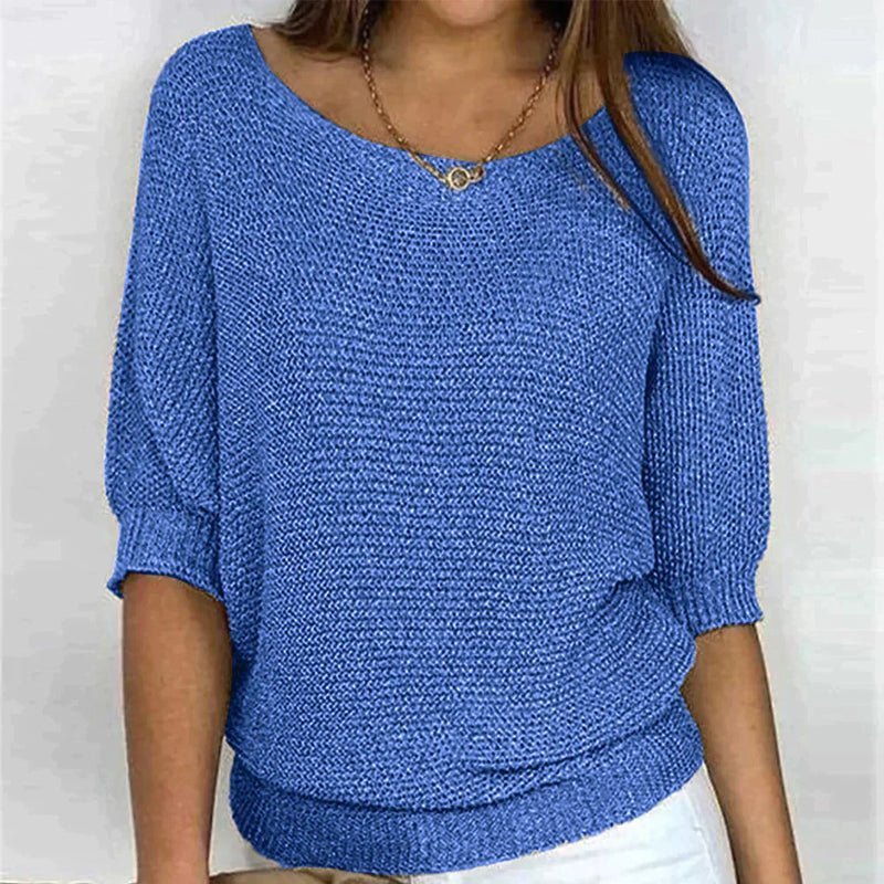 Street-Wave Kinsley Loose Knit Pullover Unisex Layering