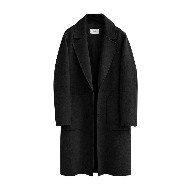 Streetwave Inge Long Wool Coat for Women Timeless Warmth Elegant Tailored Silhouette Oversized Fit