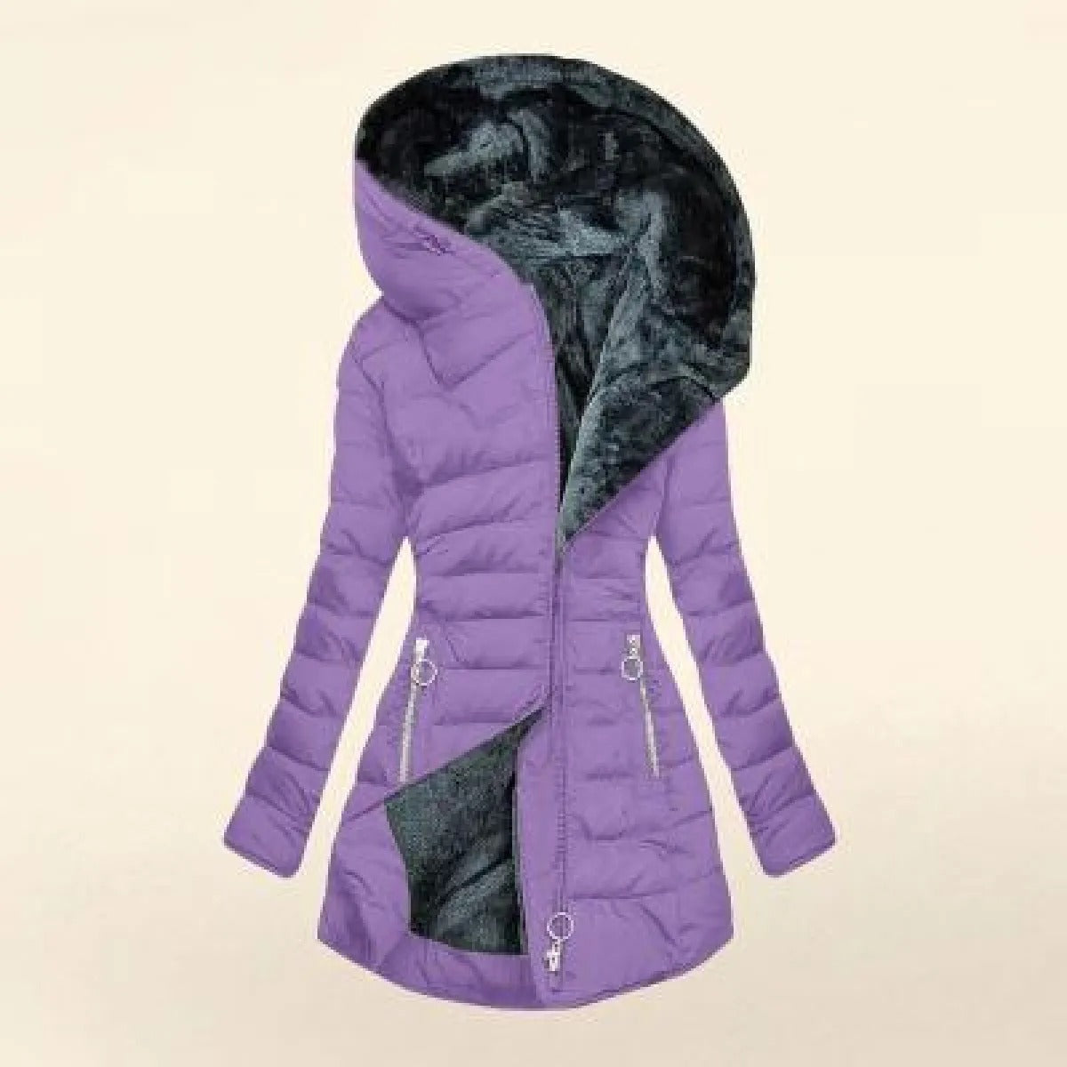 Street Wave Padded Fleece Jacket For Women Warmth And Cozy Lining With Modern Fit