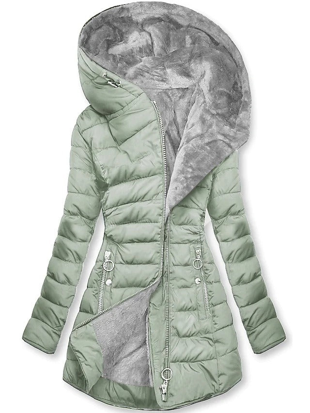 Street Wave Padded Fleece Jacket For Women Warmth And Cozy Lining With Modern Fit