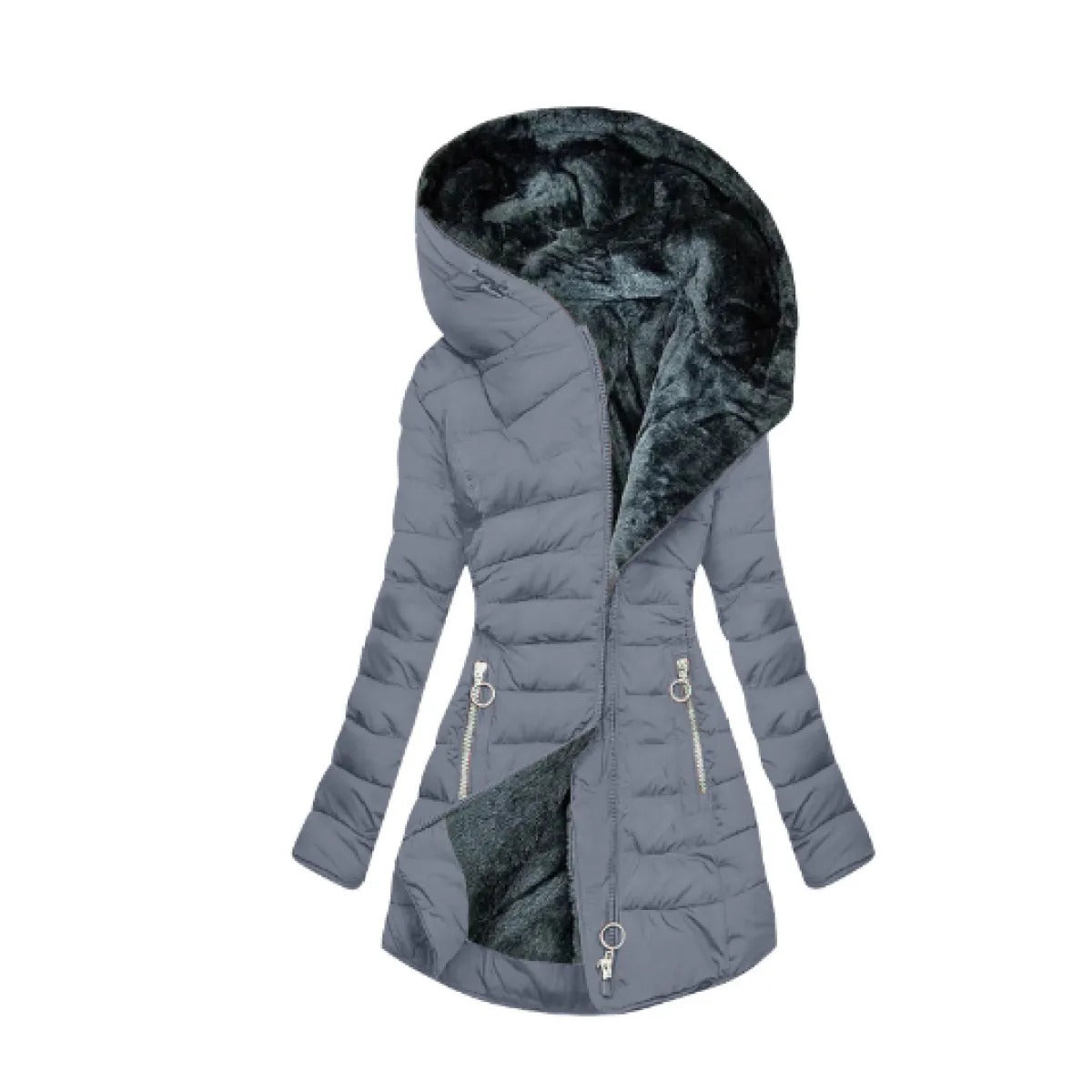 Street Wave Padded Fleece Jacket For Women Warmth And Cozy Lining With Modern Fit