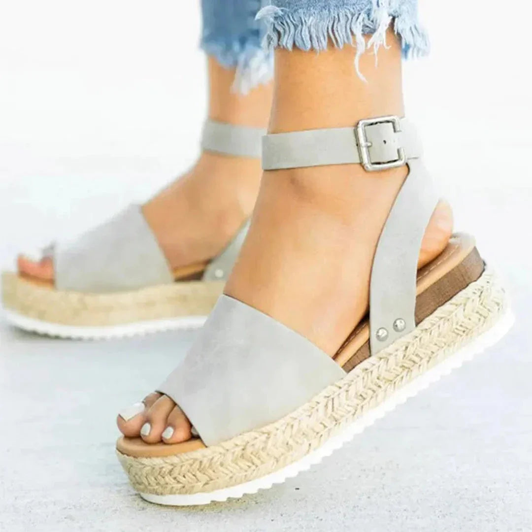 Waylynn Isla Adjustable Ankle Espadrille Sandals for Women