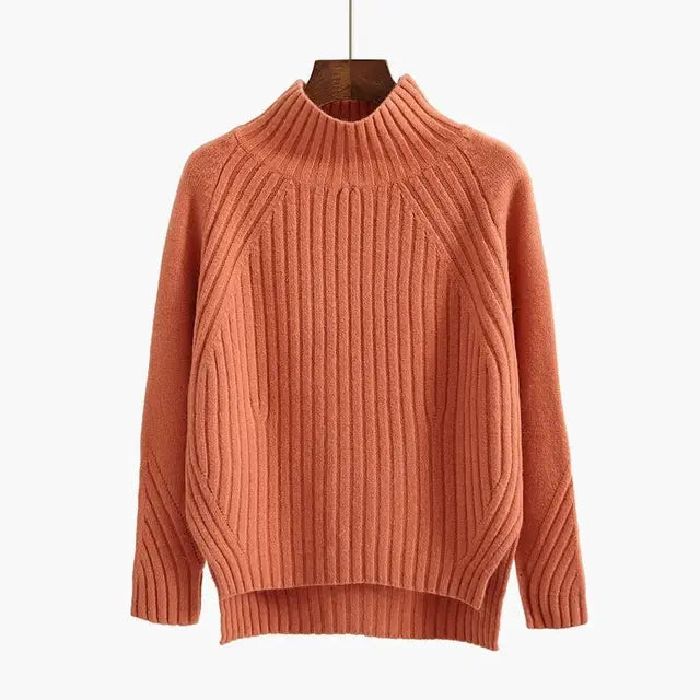 Streetwave Premium Ribbed Roll Neck Pullover For Fashion Forward Adults Cozy Warmth And Soft Comfort