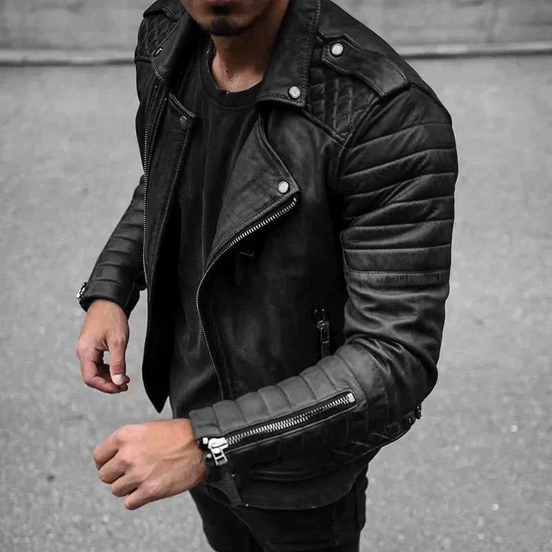Streetwave Mens Leather Jacket Premium Quality Leather Modern Fit With All Day Comfort