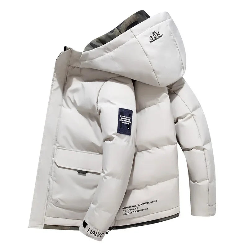 Street Wave Quilted Hooded Jacket Warm Insulated Winter Coat For Urban Adventurers And Outdoor Fans